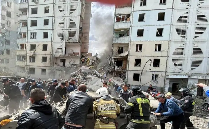 Фото с места трагедии в Белгороде. Фото РИ Новости