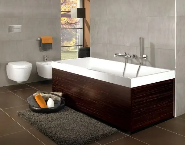 Ванная комната с угловой ванной: как подобрать дизайн