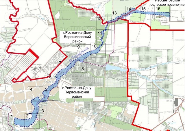 Карта водоохранных зон ростовской области