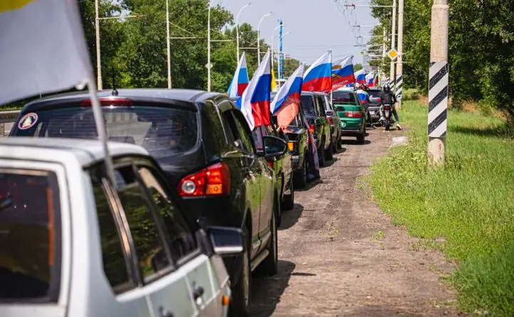 Фото с автопробега в Волгодонске. Фото «Блокнот. Волгодонск»