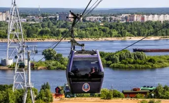 Нижегородская канатная дорога. Фото Натальи Бурухиной/nn.ru