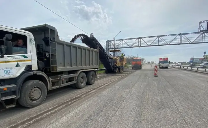 Ремонт дороги на Восточном шоссе. Фото ФКУ Упрдор Москва — Волгоград