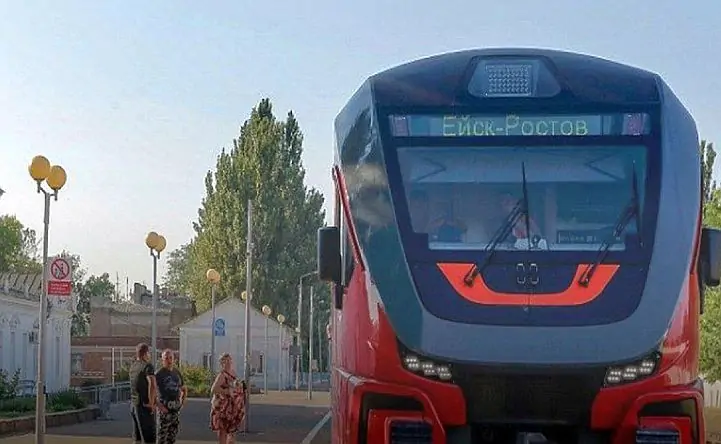 Поезд из Ростова в Ейск. Фото министерства транспорта Ростовской области