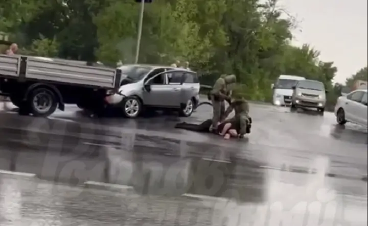 Один из стрелков. Фото из соцсети ВКонтакте «Ростов Главный»