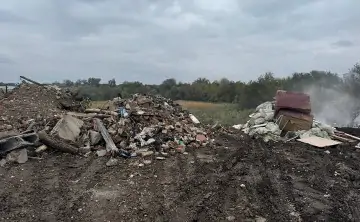 Незаконная свалка Батайске. Фото Надежды Баленко