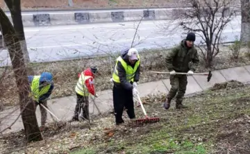 Уборка улиц Ростова. Фото администрация Железнодорожного района города