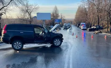 Фото с места ДТП в Шахтах отдела пропаганды регионального УГИБДД