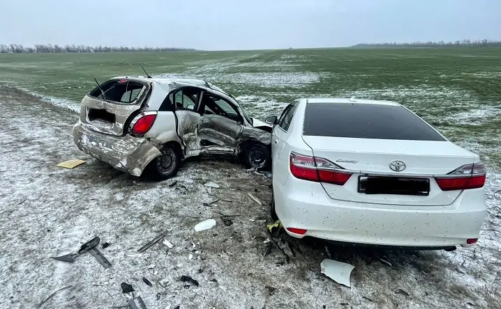 Фото с места ДТП отдела пропаганды ГИБДД по Ростовской области