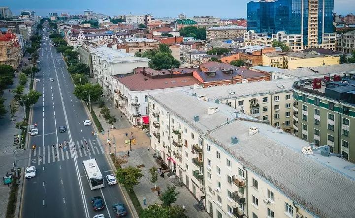 Вид на Большую Садовую в Ростове. Фото Дениса Демкова